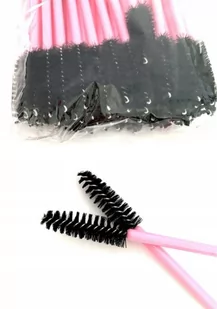 Project Lashes, Szczoteczka Spiralka Do Rzęs, 50 Sztuk Różne Kolory - Sztuczne rzęsy i akcesoria - miniaturka - grafika 1