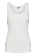 Koszulki i topy damskie - ICHI Damska koszulka na ramiączkach, 114201/Cloud Dancer, XS - miniaturka - grafika 1