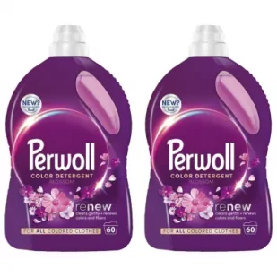 Perwoll Płyn do prania tkanin kolorowych Blossom (120 prań) Zestaw 2 x 3 l - Środki do prania - miniaturka - grafika 1