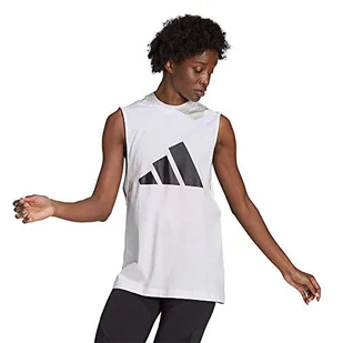 Adidas Damska koszulka bez rękawów W St Tank biały XL GL6427 - Koszulki i topy damskie - miniaturka - grafika 1