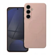 Etui i futerały do telefonów - Futerał SILICONE MAG COVER kompatybilny z MagSafe do SAMSUNG A54 różowy - miniaturka - grafika 1