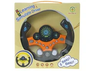 Zabawki interaktywne dla dzieci - Kierownica pomarańczowa Adar - zabawka - miniaturka - grafika 1