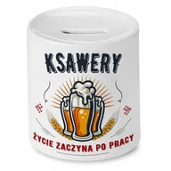 Skarbonki - Skarbonka Dla Ksawerego na Urodziny na Prezent z Nadrukiem ze Zdjęciem - miniaturka - grafika 1