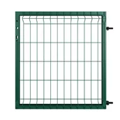 Ogrodzenia - Furtka Modus 100x100 cm prawa zielona Naterial - miniaturka - grafika 1