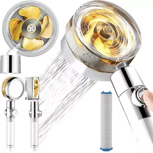 Słuchawka Prysznicowa z Turbiną Wentylatorem 360 RUHHY - Baterie umywalkowe Słuchawka Prysznicowa z Turbiną Wentylatorem 360 RUHHY - Baterie umywalkowe - miniaturka - grafika 1