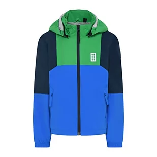 LEGO Unisex Regenjacke 8.000 Wassersäule w pełni klejona Atmungsaktiv Winddicht LWJochy 200 kurtka przeciwdeszczowa, 867 zielona, 164 - Kurtki i płaszcze dla chłopców - miniaturka - grafika 1