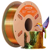 Filamenty i akcesoria do drukarek 3D - ERYONE High Speed Silk Tri-color PLA Filament 1kg Orange - miniaturka - grafika 1