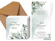 Kartki okolicznościowe i zaproszenia - Zaproszenia personalizowane na I Komunię Świętą - 6 szt. - miniaturka - grafika 1