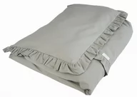 Pościel dla dzieci - Pościel do łóżeczka z falbanką 90x120 SZARY - miniaturka - grafika 1