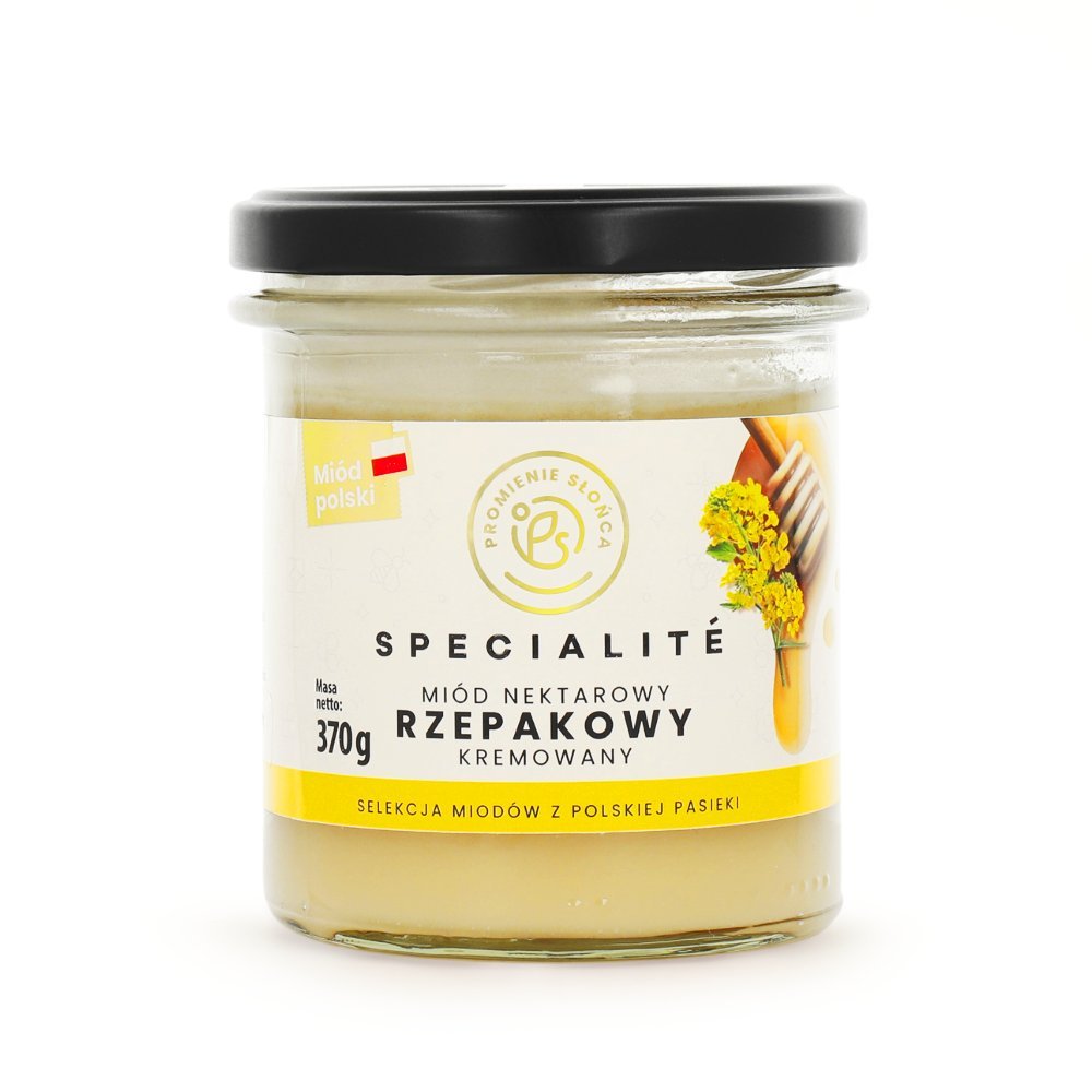 Miód rzepakowy kremowany 370 g