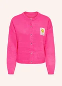 Swetry damskie - Only Kardigan pink - miniaturka - grafika 1