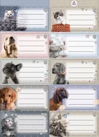 Etykiety samoprzylepne i bloki etykiet - Naklejki na zeszyty pasek The Sweet Pets - miniaturka - grafika 1