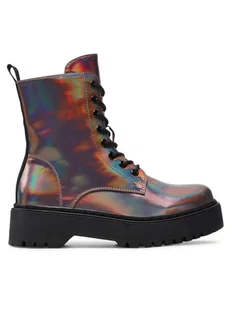 Jenny Fairy Trapery WS5207-26 Fioletowy - Botki damskie - miniaturka - grafika 1