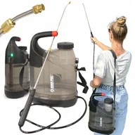 Opryskiwacze - OPRYSKIWACZ OGRODNICZY 5L AKUMULATOROWY LEKKI DO PRACY W OGRODZIE M83202 - miniaturka - grafika 1