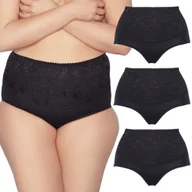 Majtki damskie - Figi modelujące sylwetkę z koronką XL - miniaturka - grafika 1