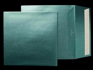 Fedrigoni Zielona metalizowana błyszcząca. Koperta ozdobna, K4 170x170 mm, , HK, Sirio Pearl Jungle Green szt - Koperty - miniaturka - grafika 1