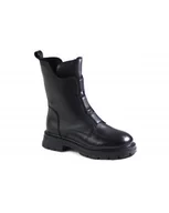 Botki damskie - BOTKI RIEKER - Z9852-00 BLACK - Rieker - miniaturka - grafika 1
