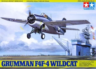 Tamiya Model plastikowy Grumman F4F-4 Wildcat  OD 250 ZŁ! GXP-692400 - Modele do sklejania - miniaturka - grafika 1