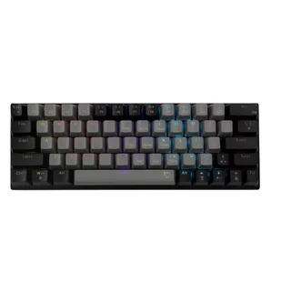 White Shark Wakizashi-2 grey-black US red switch WAKIZASHI-2-US-G-B-RED.SW - Klawiatury - miniaturka - grafika 1