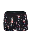 Majtki męskie - Bokserki Nutcracker 007/55 Czarne Merry Christmas - miniaturka - grafika 1