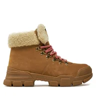 Botki damskie - Trapery LOVE MOSCHINO JA15484G0LIPA20A Brązowy - miniaturka - grafika 1