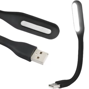 MAXY C.O. MAXY C.O. Lampka silikonowa USB - czarna 5902367977542 - Gadżety USB - miniaturka - grafika 1