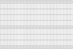 Panel ogrodzeniowy 3D antracytowy, 172x250 cm, oczko 50x200 mm, drut 4 mm - Ogrodzenia - miniaturka - grafika 1