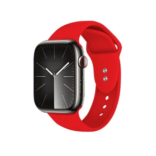 Apple Crong Pasek Crong Liquid Band do Watch 42/44 mm czerwony CRG-44LQB-RED - Akcesoria do smartwatchy - miniaturka - grafika 4