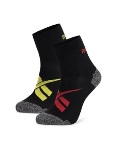 Reebok Zestaw 2 par wysokich skarpet unisex R0418-SS24 (2-pack) Czarny - Skarpetki damskie - miniaturka - grafika 1