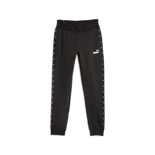 Spodnie dresowe damskie Puma ESS TAPE FL CL czarne 67599901-S - Dresy damskie - miniaturka - grafika 1