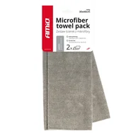 Akcesoria do mycia samochodu - Mikrofibra bezsmugowa do szyb okien luster 30x40 cm 2 sztuki amio-03742 - miniaturka - grafika 1