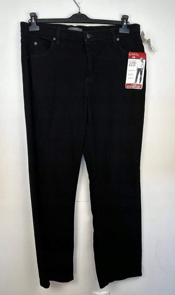 Spodnie Sztruksowe Czarne 3XL (16P) * Riders by Lee*