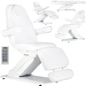 Fotele kosmetyczne - Fotel kosmetyczny elektryczny Jayden do salonu kosmetycznego pedicure regulacja 4 siłowniki - miniaturka - grafika 1