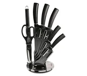 Dom i wnętrze OUTLET - BerlingerHaus - Zestaw noży ze stali nierdzewnej w stojaku 8 szt czarny - miniaturka - grafika 1