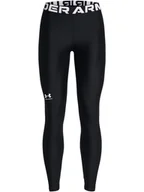 Spodnie sportowe damskie - Under Armour Legginsy sportowe "HeatGear" w kolorze czarnym - miniaturka - grafika 1
