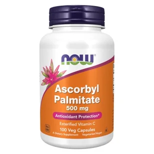 Now Foods NOW Ascorbyl Palmitate 500mg 100vegcaps - Witaminy i minerały - miniaturka - grafika 1