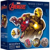 Pozostałe książki - Holz Puzzle 160  Marvel Avengers - Ironman's Flug - miniaturka - grafika 1