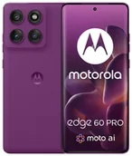 Telefony komórkowe - Motorola Edge 60 Pro 12/512GB Fioletowy - miniaturka - grafika 1