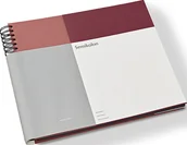 Albumy fotograficzne - Album na zdjęcia Natural Affair spirala różowo-bordowy - miniaturka - grafika 1