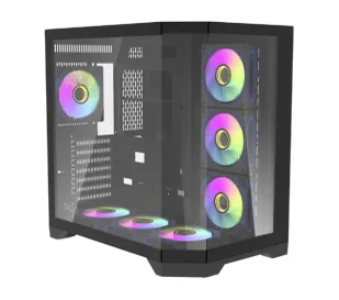 Darkflash FT418 PRO ARGB Czarny - Obudowy komputerowe - miniaturka - grafika 1