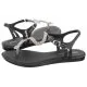 Klapki i japonki damskie - Sandały Solar + BO.BO AD 33283/50545 Black/Silver (ML177-b) Melissa - miniaturka - grafika 1