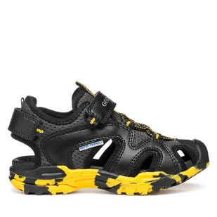 Sandały Geox Jr Borealis J450RC 014BU C0054 S Czarny - Buty dla chłopców - miniaturka - grafika 1