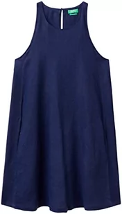 United Colors of Benetton Sukienka 4aghdv02u, niebieska 252, M damska, Niebieski 252, M - Sukienki - miniaturka - grafika 1