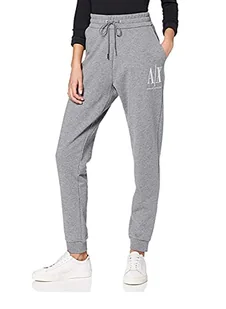 Armani Exchange Damskie spodnie sportowe Icon Project Jogger, szary, XL - Spodnie damskie - miniaturka - grafika 1