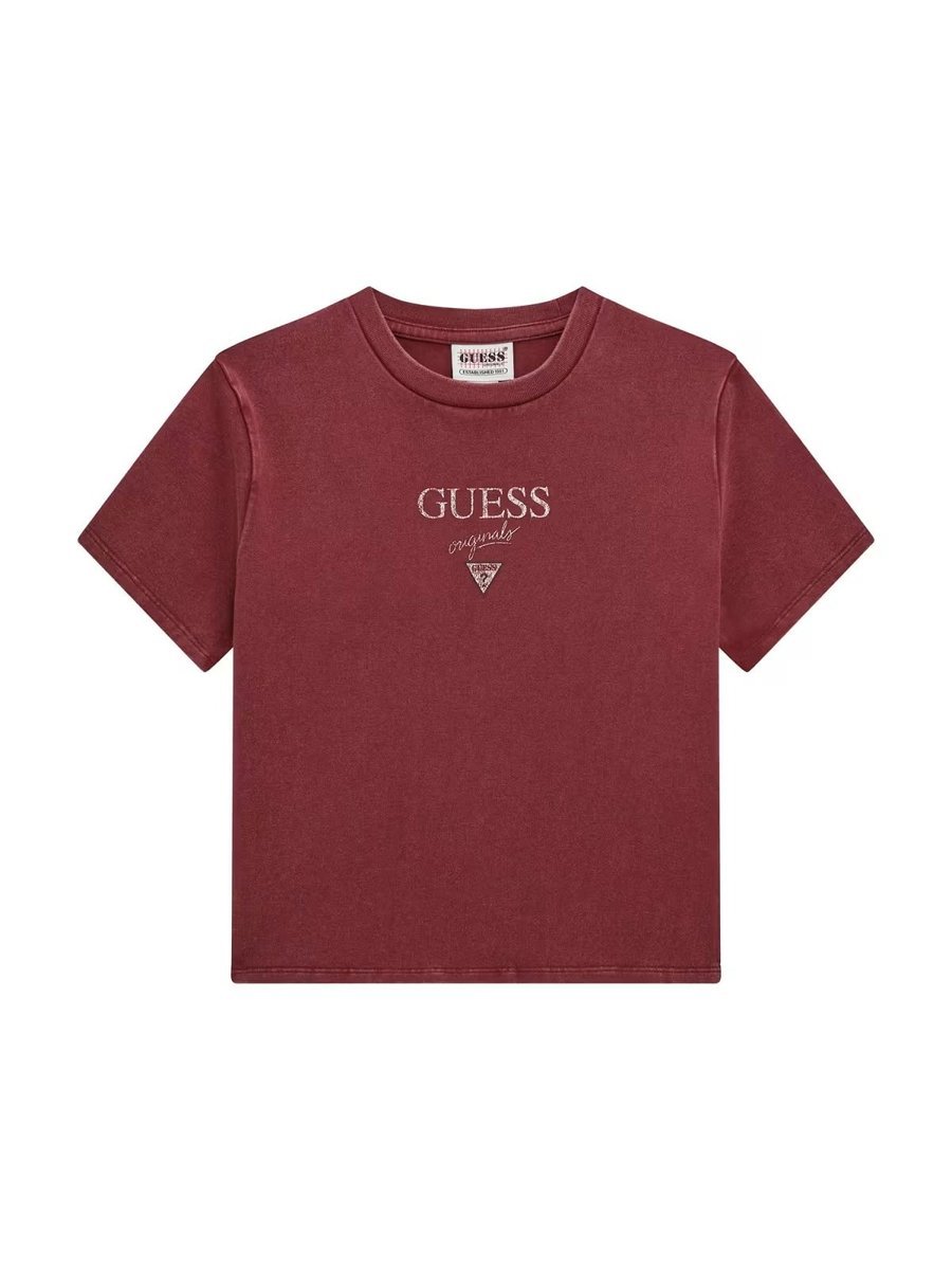 t-shirt donna guess w4bi05 j1314 go vintage baker f5e9 vino