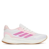 Buty dla dziewczynek - Sneakersy adidas Runfalcon 5 JP9396 Biały - miniaturka - grafika 1