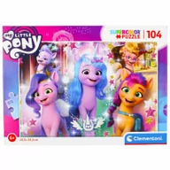 Puzzle - Clementoni - 25738 - Supercolor Puzzle My Little Pony - 104 Elementów - Puzzle Dla Dzieci - miniaturka - grafika 1