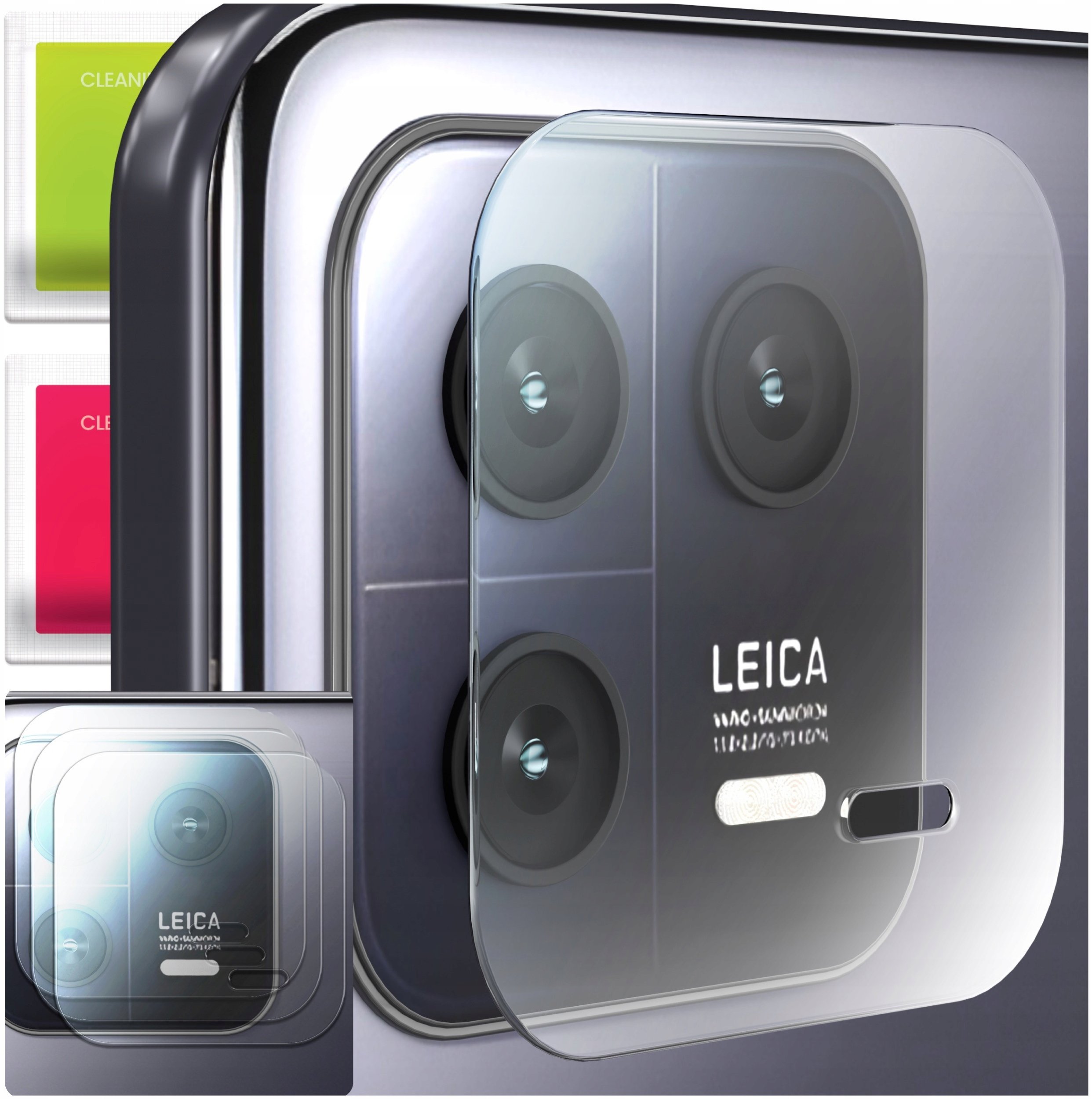 3-PAK Szkło Na Aparat Do Xiaomi 13 Hartowane, Ochronne, Na Obiektyw, 9H