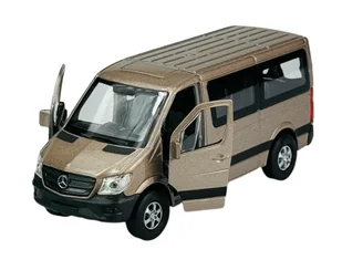 WELLY MERCEDES-BENZ SPRINTER TRAVELINER ZŁOTY 1:34 43731 - Samochody i pojazdy dla dzieci - miniaturka - grafika 1