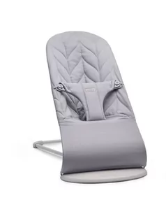 Babybjorn Leżaczek Bliss Woven Petal Quilt Light grey - Leżaczki i huśtawki - miniaturka - grafika 1